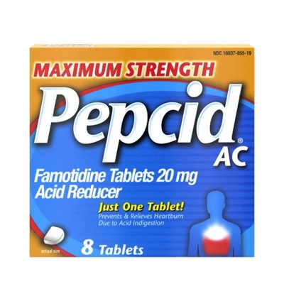 Pepcid AC Maximum Strength Tablets - 8ct