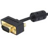 Monoprice Ultra Slim SVGA Super VGA Male to Male Monitor Cable - 3 Feet With Ferrites | 30/32AWG, Gold Plated Connector - 3 of 4