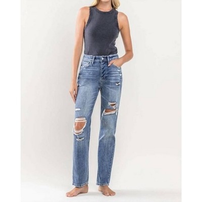 Women's 90's Vintage Slim Straight Jean - FLYING MONKEY