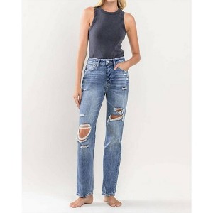 Women's 90's Vintage Slim Straight Jean - FLYING MONKEY - 1 of 4