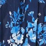 navy painterly bouquet