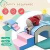 5 Piece Climb and Crawl Activity PlaySet, Soft Play Climbing for Toddlers, Soft Foam Building Blocks With Slide Ramp, Indoor Play Gym Equipment - 4 of 4