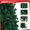 6ft Pre-Lit Artificial Christmas Tree W/1060 Branch Tips & 250 Multicolored LED Lights - 4 of 4