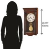 Howard Miller 620154 Eastmont Wall Clock 620154 Windsor Cherry - 2 of 3