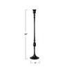 Storied Home Decorative Hand-Forged Metal Taper Holder, Black - 2 of 4