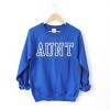 Simply Sage Market Embroidered Aunt Outline Sweatshirt - 2 of 4