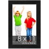PosterPalooza | Photo Size Classic Modern Grey Frame - UV Acrylic, Foam Board Backing, Hanging Hardware - 2 of 4