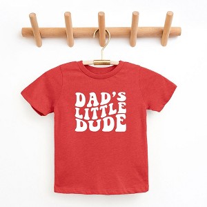 The Juniper Shop Dad's Little Dude Toddler Short Sleeve Tee - 1 of 2