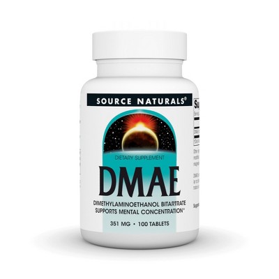 DMAE 130mg by Source Naturals, Inc.  -  100 Tablet