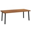 vidaXL Patio Table 78.7 in.x39.4 in.x29.5 in. Solid Wood Acacia - 2 of 4