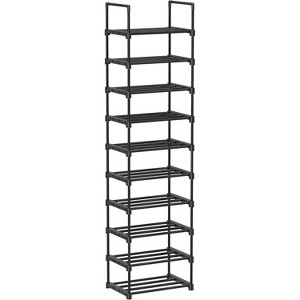 Stackable Metal Shoe Rack - Can Be Used Upright or Upside Down, Modular Storage Shelf for Entryway Organization - 1 of 4