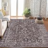 Acekool 2x6 Ft Vintage Floral Boho Area Rug, Washable Low Pile Non-Slip Carpet for Living Room, Bedroom, Dining, Kids & Pets - 4 of 4