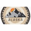 Earth Rugs Alaska Printed Round Jute Trivet 10"x10" Rustic Hot Pad - 2 of 3