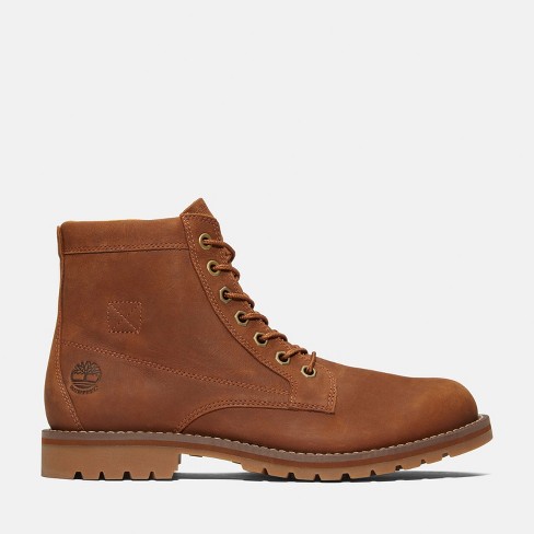 Timberland Men's Redwood Falls Waterproof Boots, Rust Full-Grain, 13