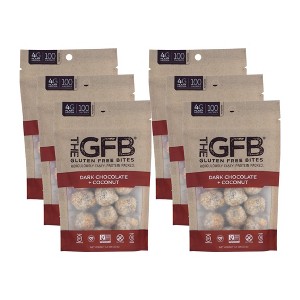 The GFB Gluten-Free Dark Chocolate and Coconut Protein Bites - 6 bags, 4 oz - 1 of 4