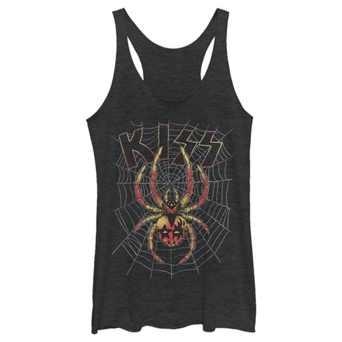 Women's KISS Spider Web Racerback Tank Top - image 1 of 4