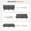 Mr Ironstone Sofa Couch - Futon Sofa Bed, Full Size Futon, Sofa Sleeper, Modern Convertible Lazy Futon for Living Room, Small Space - 4 of 4