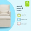 Carter's by daVinci Adrian Swivel Glider with Storage Ottoman - Ivory Boucle - 4 of 4