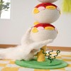 Cute Puffer Fish-Shaped Cat Climbing Frame, Three-tier climbing tower Indoor Cat Scratching Post Climbing Frame with Vertical Claw Interactive Cat Toy - 2 of 4