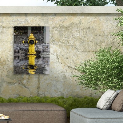 Brian Carson Waterworks No 4 Outdoor Canvas Art : Target