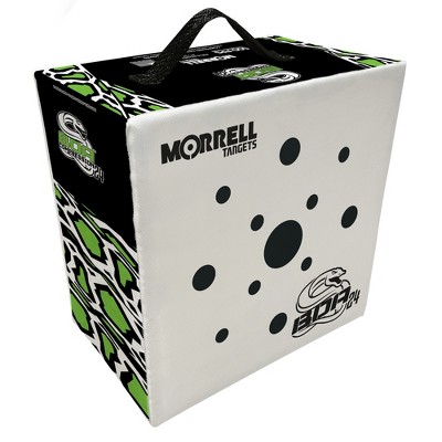 Morrell Targets BOA Compression 24 Inch Archery Target, Weatherproof Foam Block for Compound Bows and Crossbows, Field Points Only, White/Black