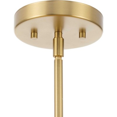 Haas 50'' Brushed Bronze Chandelier with Opal Glass Globes