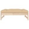 vidaXL Patio Footstool 47.2"x31.5" Solid Wood Pine - 4 of 4