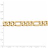 Black Bow Jewelry 8.75mm 14k Yellow Gold Flat Figaro Chain Bracelet - 4 of 4