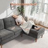 XIZZI Modular Sectional Sofas for Living Room, Modern L-Shaped Couch High Density Sponges Breathable Fabric - 4 of 4