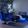 Twin TV Mount Basecamp Gaming Bed Black - X Rocker: Sturdy Metal Frame with Rotating TV Platform - 4 of 4