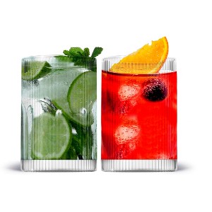 LEMONSODA Vintage Straight Line Highball 12 oz - 1 of 4