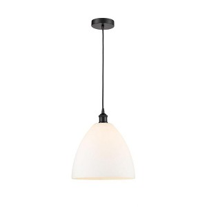 Edison Dome - 1 Light Cord Hung Mini Pendant In Industrial Style-13.75 Inches Tall and 12 Inches Wide - 1 of 1