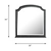 FONTOI Mirror Furniture Decorative Wall Mirror Artistic Framed Design Brings Unique Style and Charm for Bedroom Living Room, Charcoal, 1"*39"*35" - 3 of 4