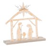 Transpac Wood Holy Family Table Decor Home Decorations Christmas - 2 of 3