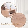 Sapphtopaz Modern Farmhouse Coffee Table with Beaded Edge Rectangular Center Table with Open Storage Shelf Coffee Tables for Living Room - 3 of 4