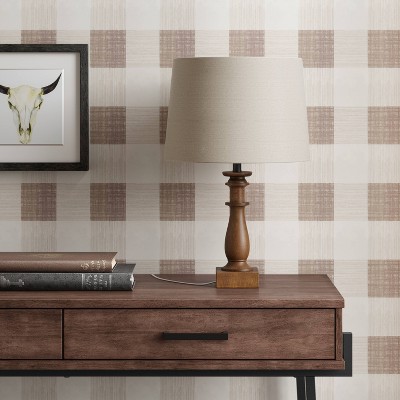 Small Lamp Base Brown - Threshold™