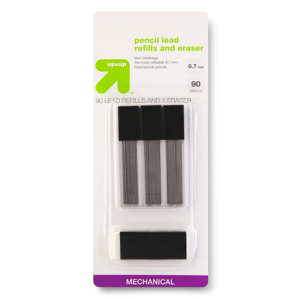 up & up 3pack .7MM 90ct Mechanical Pencil Lead Refill
