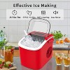 ZAFRO Countertop Ice Maker, Portable Self Cleaning Bullet Ice Maker with Handle, 9 Ice Cubes in 8 Minutes, 26Lbs in 24 Hours - 4 of 4