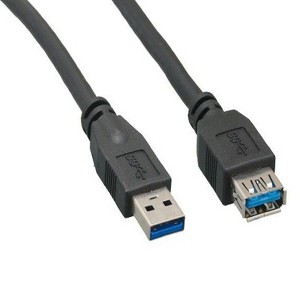 SANOXY Cables and Adapters; 3ft USB 3.0 SuperSpeed A Male to A Female Extension Cable, Black - 1 of 3