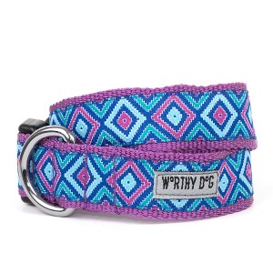 The Worthy Dog Graphic Diamond Dog Collar - 1 of 1