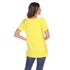 Women's Crisscross Neck Short Sleeve Top - White Mark - 3 of 4
