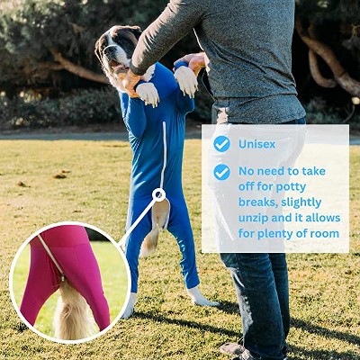 Shed Defender Original Dog Onesie Contains Shedding, Reduces Anxiety