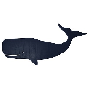 Whale Plaque - Pillowfort , Blue