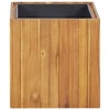vidaXL Garden Raised Bed Pot 17.1"x17.1"x17.3" Solid Acacia Wood - 2 of 4