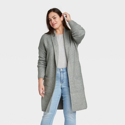 plus duster cardigan