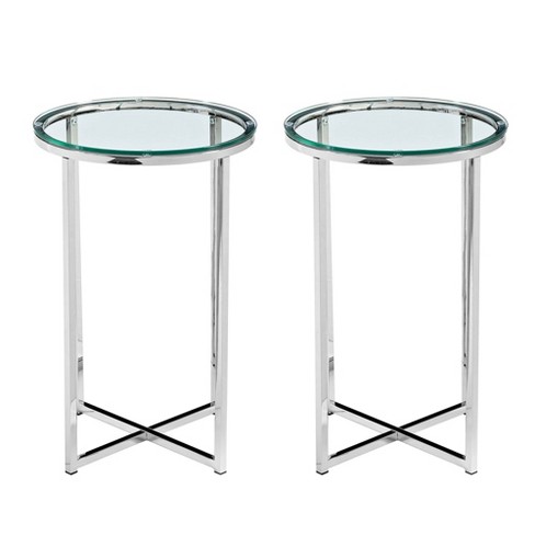 Target glass store end tables