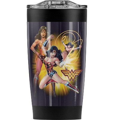 JLA Wonder Woman Steel Tumbler 20oz Coffee Travel Mug