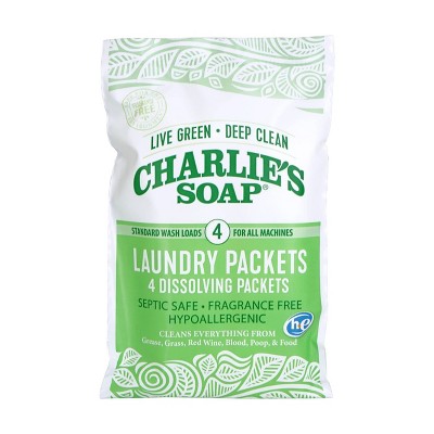 Charlie's Soap Single Use Powder Laundry Detergent - 3.36oz
