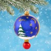 Miss Christmas 4.0 Inch Silent Night, Gentle Day Christmas Tree Ornament , Christmas Decor Sun Moon Christmas (1PC) - 2 of 4