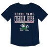 NCAA Notre Dame Fighting Irish Girls' Foil T-Shirt - 2 of 3